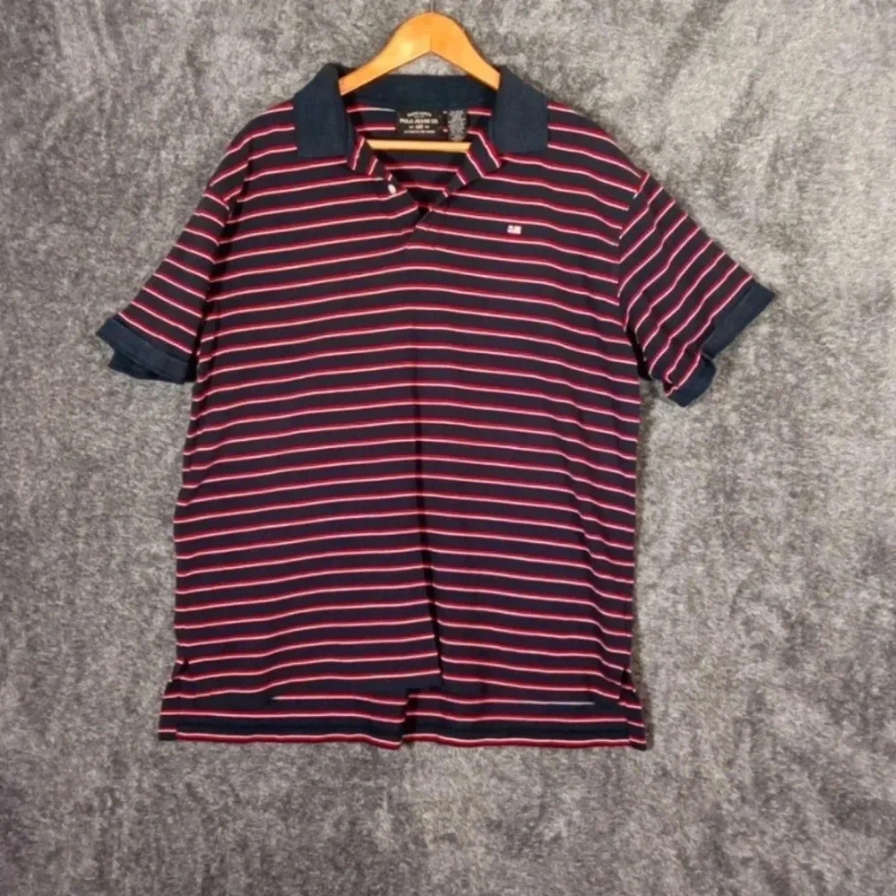 Ralph Lauren polo jeans company red/ blue Striped men's extra large/EXG